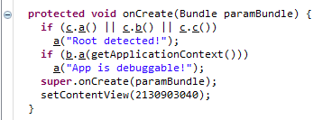 Root detection code